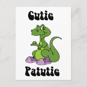 Cutie Patutie Dino Briefkaart