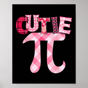 Cutie Pi Dag 3.14 Wiskunde Docent Geek Funny Valen Poster