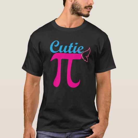 Cutie Pi Funny Pi Dag 3.14 Wiskunde Lover Kinder T T-shirt (Voorkant)