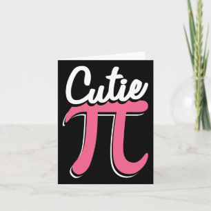 Cutie Pi Happy Pi Day Funny Pi Day Viering Kaart