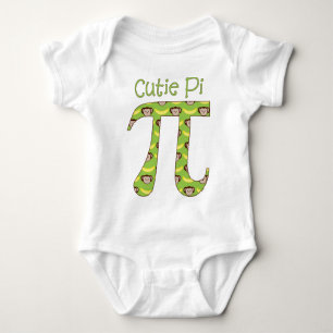 Cutie Pi Monkeys en Bananen op Green Romper