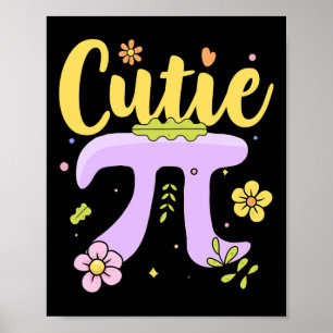 Cutie Pi Qt Pi Dag Wiskunde Lovers Teachers Club Poster