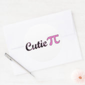 Cutie Pi Ronde Sticker (Envelop)
