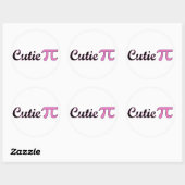 Cutie Pi Ronde Sticker (Vel)