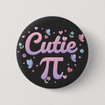 Cutie Pi Symbool Wiskunde Pun Roze Vlinders Harten