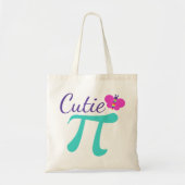 Cutie Pi Symbool Wiskunde Pun Tote Bag (Voorkant)