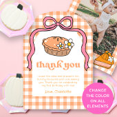 Cutie Pie Anniversaire Photo Carte de remerciement