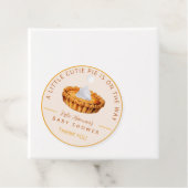 Cutie Pie Baby shower Bedankt Label (In situ)