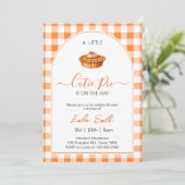 Cutie Pie Baby shower Kaart (Staand voorkant)