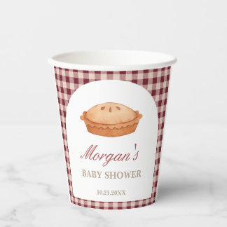 Cutie Pie Baby shower Papieren kopjes Bekers