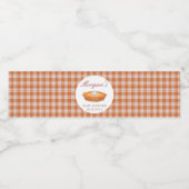 Cutie Pie Baby shower Waterfles Etiket (Enkel label)