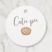 Cutie Pie Bedankt Label (Voorkant)