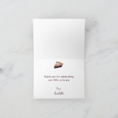 Cutie Pie Carte de remerciements Thanksgiving Baby (Intérieur)