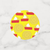 Cutie Pie Cherry 1st Birthday Party Theme Confetti (Kleine voorkant)