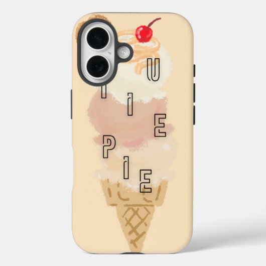 Cutie Pie - Coque de téléphone glace (Verso)