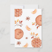 Cutie Pie Est Sur Le Chemin Du Baby shower Merci (Dos)