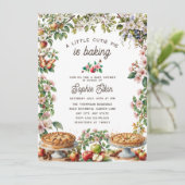 Cutie Pie | Fall Autumn Baby Shower Kaart (Staand voorkant)