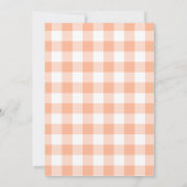 Cutie Pie Fall Pumpkin Pie Baby Shower Kaart (Achterkant)