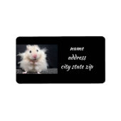 **CUTIE PIE GERBIL** ÉTIQUETTES DE ADRESSE (Devant)