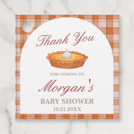 Cutie Pie Herfst Baby shower Bedankjes Labels