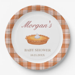 Cutie Pie Herfst Baby shower Papier Bord