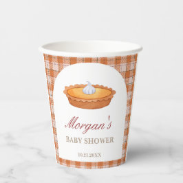 Cutie Pie Herfst Baby shower Papieren kopjes Papieren Bekers