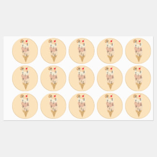 Cutie Pie - IJssjablonen Labels