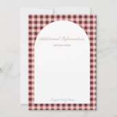 Cutie Pie Invitation Anniversaire (Dos)