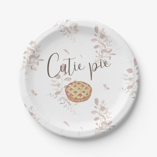 Cutie Pie Paper Bord (Voorkant)