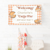 Cutie Pie Pumpkin Birthday Welcome Banner (Insitu)