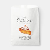 Cutie Pie Pumpkin Herfst Baby shower Bedankzakje (Voorkant)