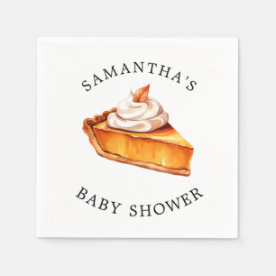 Cutie Pie Pumpkin Herfst Baby shower Servet