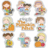 Cutie Pie Pumpkin Patch Sticker (Voorkant)