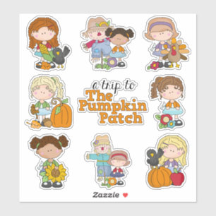 Cutie Pie Pumpkin Patch Sticker