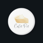 Cutie Pie Pumpkin Pie Magnet – Fall Shower Favor<br><div class="desc">Add a little seasonal sweetness to your celebration with this Cutie Pie pumpkin pie magnet! Featuring a slice of pumpkin pie and playful hand-lettered text, this charming magnet makes a perfect fall-themed party favor for baby showers, bridal showers, Thanksgiving gatherings, or holiday gift bags. Tuck it into treat bags, pair...</div>