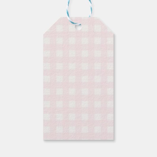 Cutie Pie Roze Herfst Meisje Baby shower Gift Labe Cadeaulabel (Achterkant)