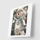 **CUTIE PIE SNOWMAN** HORLOGE (Angle)