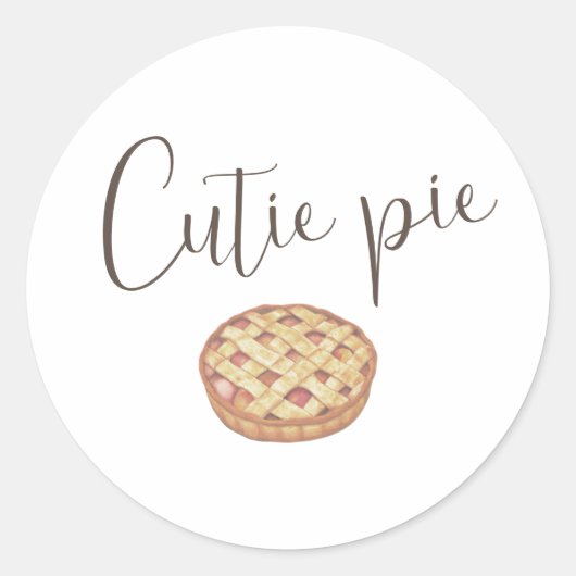 Cutie Pie Sticker (Voorkant)