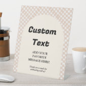 Cutie pie Thanksgiving baby shower Favoriser signe (In SItu)