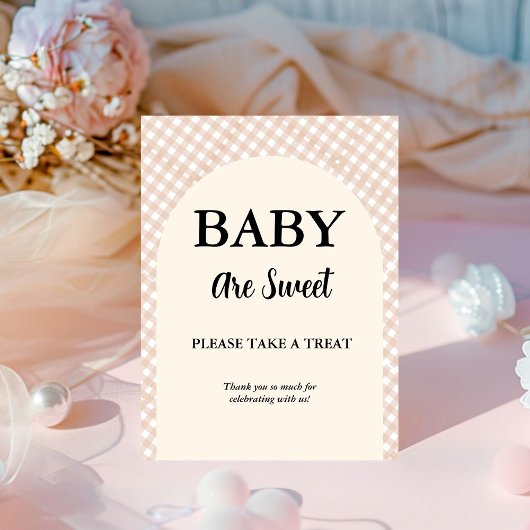 Cutie pie Thanksgiving baby shower Favoriser signe