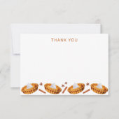 Cutie Pie Thanksgiving Baby shower Merci (Devant)