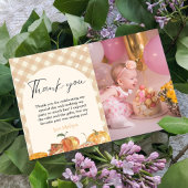 Cutie Pie Thanksgiving Carte de remerciements d'an