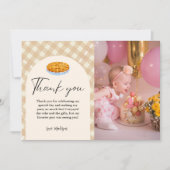 Cutie Pie Thanksgiving Carte de remerciements d'an (Devant)