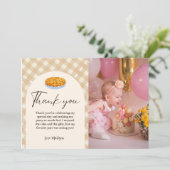 Cutie Pie Thanksgiving Carte de remerciements d'an (Debout devant)