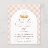 Cutie Pie Thanksgiving Herfst Budget Baby shower (Voorkant)