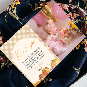 Cutie Pie Thanksgiving Verjaardag Dank u Kaart