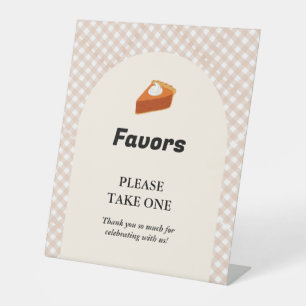 Cutie Pie Thanksgving baby shower Favor teken Reclamebord Met Voetstuk