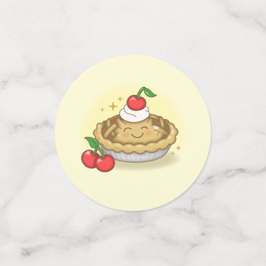 Cutie Pie Verjaardagsfeest Kinder Cherry Confetti (Kleine voorkant)