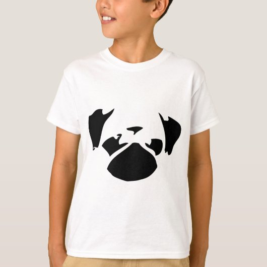 Cutie Pug T-shirt (Voorkant)