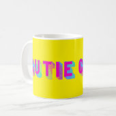 Cutie Rainbow Typography mug (Devant gauche)